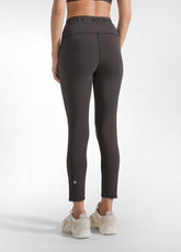 BROWN STRETCH JERSEY TOP AND LEGGINGS COMPLETE SET - Active Sets | DEHA