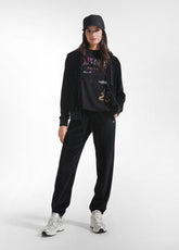 LOUNGE-JOGGER AUS CHENILLE - SCHWARZ | DEHA