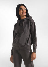 ZIP-UP SWEATSHIRT TRACKSUIT WITH HOOD AND STRAIGHT TROUSERS WITH BROWN CUFFS - Active Sets | DEHA