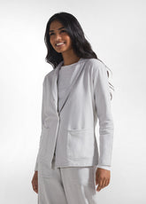 BLAZER IN COTONE STRETCH GRIGIO | DEHA
