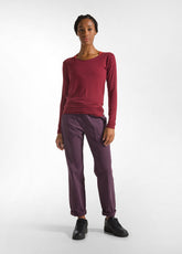 GABARDINE DRAWSTRING PANTS - PURPLE | DEHA
