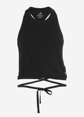 TOP CROPPED CON LACCETTO NERO - Top & T-shirts - Outlet | DEHA