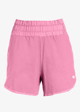 MIXED FLEECE SPORTY SHORTS - PINK - Sports shorts - Outlet | DEHA