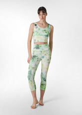 GREEN PRINTED RECYCLED MICROFIBER TRACKSUIT - SHOP BY LOOK | DEHA