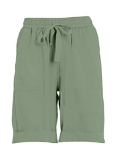 POPLIN BERMUDA - GREEN - Bermuda shorts - Outlet | DEHA
