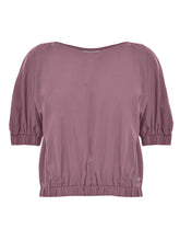 BLUSA IN POPELINE VIOLA - Camicie & Bluse - Outlet | DEHA