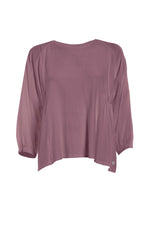 BLUSA IN MUSSOLA VIOLA - Camicie & Bluse - Outlet | DEHA