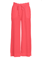 PANTALONE CROPPED IN LYOCELL ROSSO - CALYPSO CORAL | DEHA