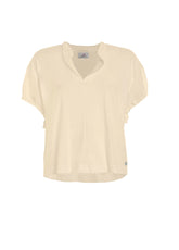 BLUSA IN LINO BEIGE - Camicie & Bluse - Outlet | DEHA