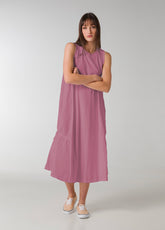 ADJUSTABLE LONG DRESS - PURPLE - Dresses, skirts, and suits - Outlet | DEHA