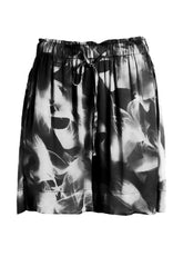 ALLOVER SATIN SHORTS - BLACK - Bermuda shorts - Outlet | DEHA