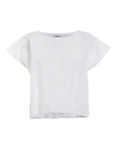 PARACHUTE POPLIN BLOUSE - WHITE - Shirts & Blouses - Outlet | DEHA