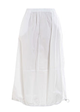 POPLIN SKIRT - WHITE - Dresses, skirts, and suits - Outlet | DEHA