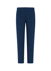 PANTALONI IN COTONE STRETCH BLU | DEHA