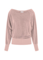 LAUNGE-SWEATSHIRT AUS CHENILLE - PINK | DEHA