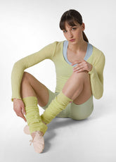 BOULCLE' LEG WARMERS - YELLOW - Yoga & Pilates sets | DEHA