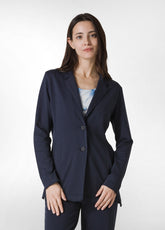LIGHT FLEECE BLAZER - BLUE - Jackets & Vests | DEHA