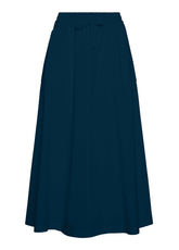 POPLIN LONG SKIRT - BLUE - Dresses, skirts and jumpsuits | DEHA