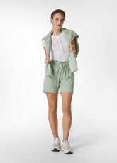 SHORTS IN TWILL TENCEL VERDE - NEW COLLECTION: SS 24 | DEHA