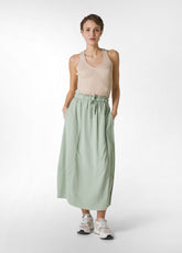 TENCEL™ LONG SKIRT - GREEN - Dresses, skirts and jumpsuits | DEHA