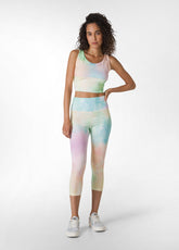 ALLOVER RECYCLED MICROFIBRE 7/8 LEGGINGS - MULTICO - Athleisure: where sport meets style | DEHA