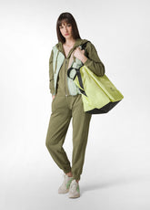 RIB TRIMS ORGANIC SWEATPANTS - GREEN - Activewear | DEHA