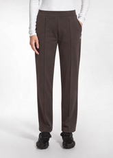 STRAIGHT-LEG MODAL TROUSERS - BROWN - COCOA BROWN | DEHA
