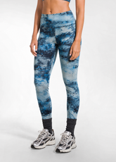 LEGGINGS IN MICROFIBRA CON STAMPA ALLOVER OTHER - CLOUDY BLUE | DEHA