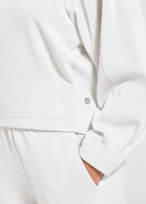 MODAL-SWEATSHIRT MIT RUNDHALSAUSSCHNITT VON DEHA - - SOFT IVORY | DEHA