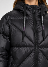PIUMINO CORTO IN VERA PIUMA NERO - BLACK | DEHA