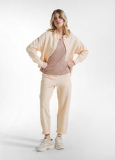 T-SHIRT FLUIDA IN VISCOSA MARRONE - KHAKI BROWN | DEHA