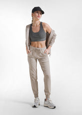 TUTA FELPA E JOGGER IN TESSUTO STRETCH BEIGE - Tute e Comfort Sets | DEHA