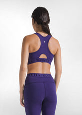 STRETCH JERSEY RACERBACK TOP VIOLA - DEEP PURPLE | DEHA