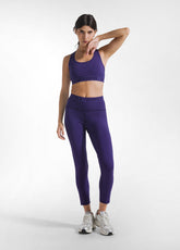 STRETCH JERSEY RACERBACK TOP VIOLA - DEEP PURPLE | DEHA