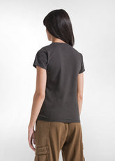 ORGANIC COTTON T-SHIRT - BROWN - MOKA BROWN | DEHA