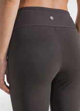 LEGGINGS A VITA ALTA IN JERSEY STRETCH MARRONE - MOKA BROWN | DEHA