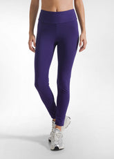 LEGGINGS A VITA ALTA IN JERSEY STRETCH VIOLA - DEEP PURPLE | DEHA