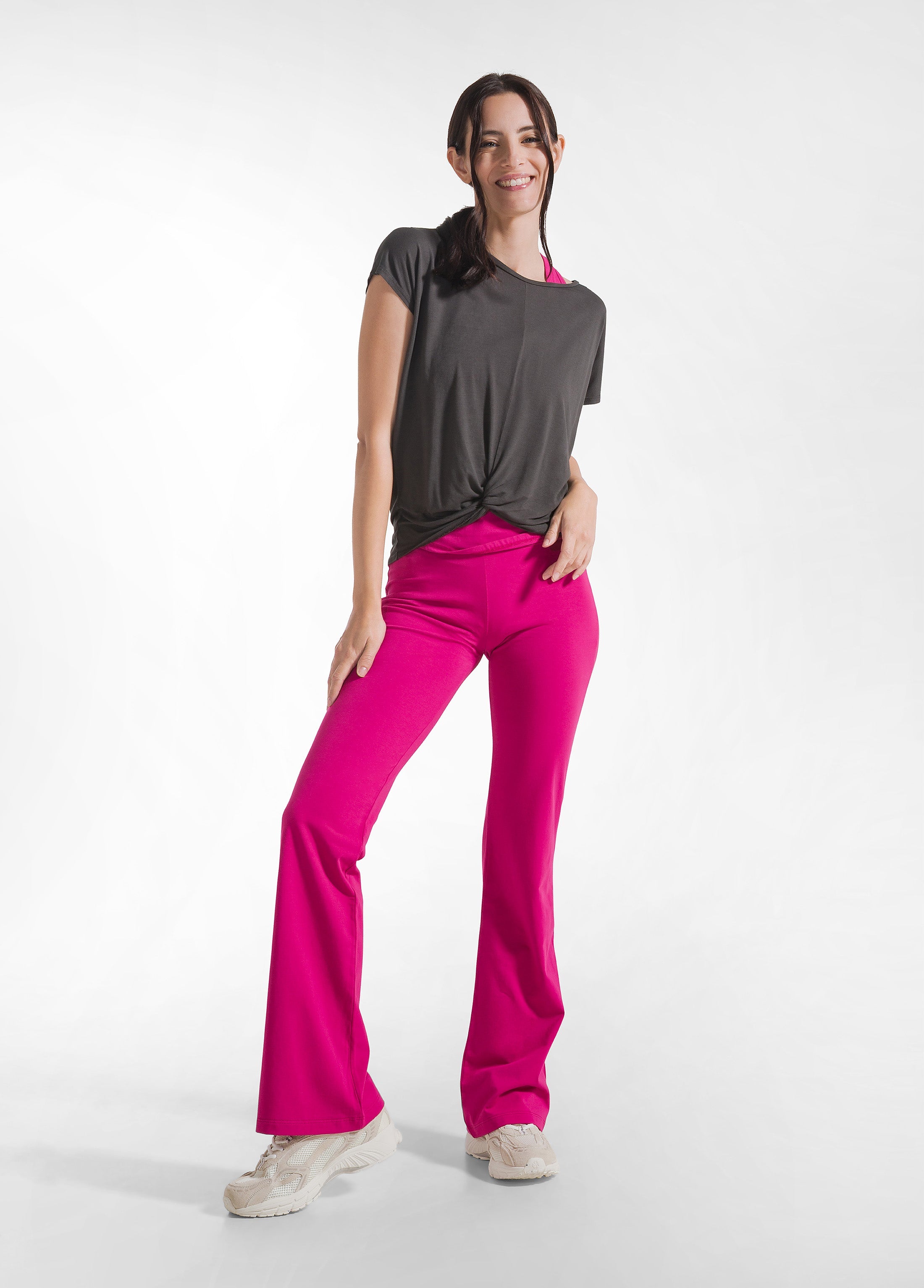Twin Set Pantaloni Rosa A Palazzo Pink Twin Set Pantalone Palazzo