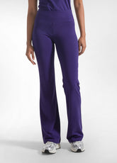 PANTALONI PALAZZO IN JERSEY STRETCH VIOLA - DEEP PURPLE | DEHA
