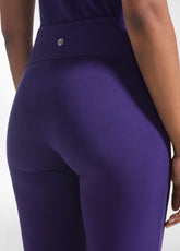 PANTALONI PALAZZO IN JERSEY STRETCH VIOLA - DEEP PURPLE | DEHA