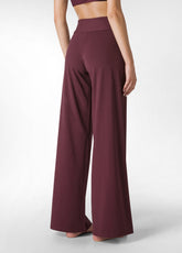 PANTALONE GAMBA LARGA IN JERSEY GRIGIO - GREY MELANGE | DEHA