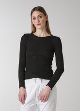 MAGLIA BOUCLE' NERO - BLACK | DEHA