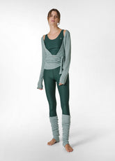BOULCLE' LEG WARMERS, GREEN - Activewear | DEHA