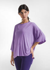 T-SHIRT YOGA OVERSIZE VIOLA | DEHA