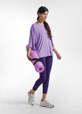 T-SHIRT YOGA OVERSIZE VIOLA - BRIGHT VIOLET | DEHA