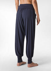 PANTALONE ODALISCA IN VISCOSA BLU - BLUE NIGHT | DEHA