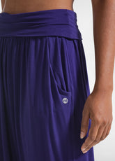 PANTALONI HAREM IN VISCOSA VIOLA - DEEP PURPLE | DEHA