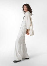 JERSEY MAGNUM PANTS, WHITE - Gift exclusivity: elegance and refinement | DEHA