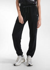 JOGGER LOUNGE IN CINIGLIA NERO - BLACK | DEHA