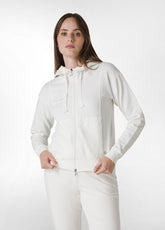 CORE FULL ZIP HOODIE, WHITE - Activewear | DEHA